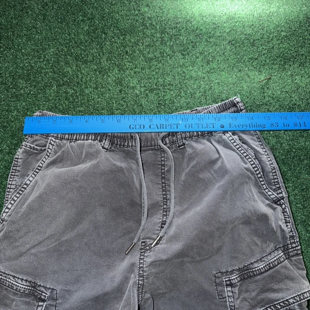 American Eagle AEO Flex Cargo Pants Men XS Elastic Drawstring Waist Baggy Y2K
